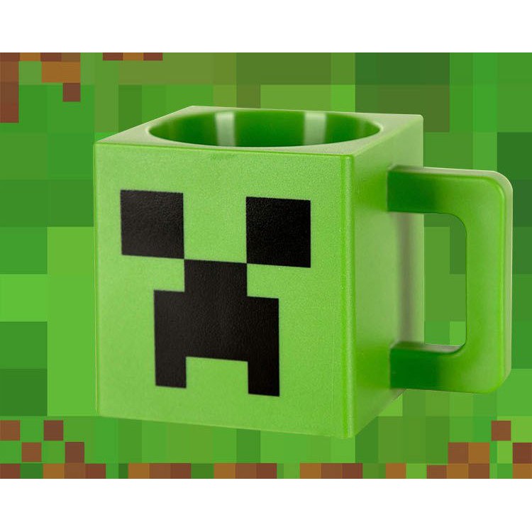 Cốc nước chính hãng Minecarft Creeper nhựa cao cấp