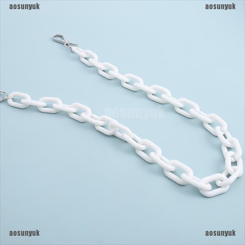 Dây Xích Acrylic Đeo Thắt Lưng Quần Jean Phong Cách Punk Hip hop Thời Trang