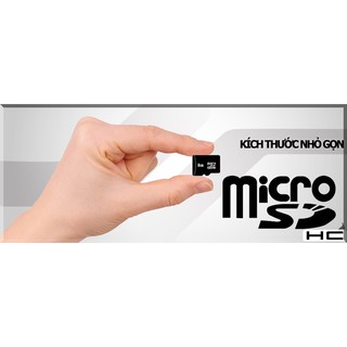 Thẻ nhớ Micro SD HC 4GB / 8GB cho điện thoại, máy nghe nhạc, loa, đài radio