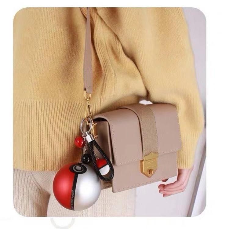 Pin Sạc Dự Phòng Mini 10000mAh Hình Quả Bóng Pokemon Thiết Kế Dễ Thương