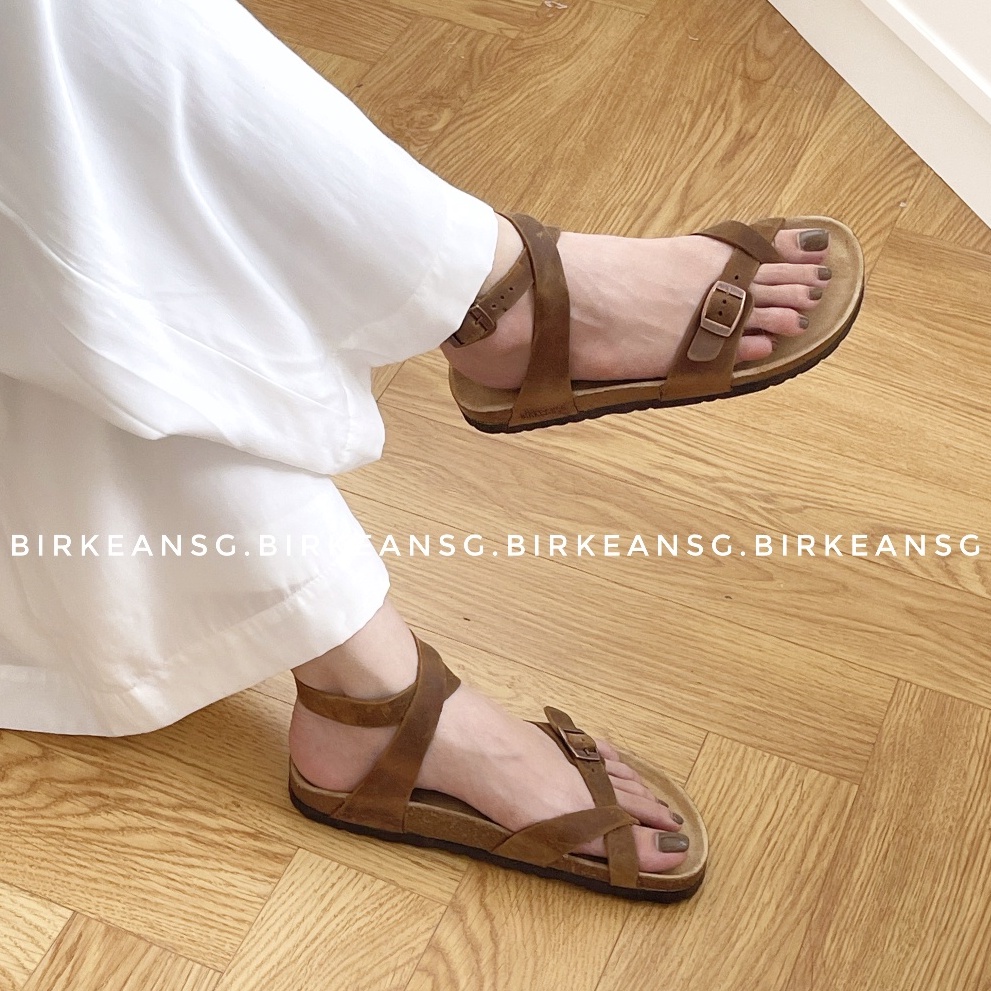 - GIÀY XOẮN CỔ CAO DA BÒ THẬT MÀU NÂU UNISEX