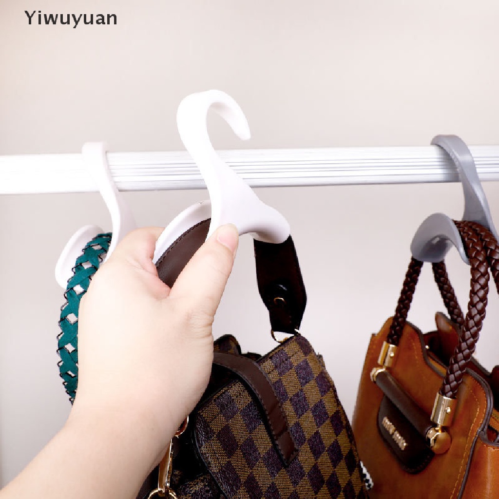 &lt; Yiwuyuan &gt; Móc Treo Túi Xách Tay Cầm Xách Tay Đa Năng Sắp Xếp Gọn Gàng Cho Tủ Quần Áo Sa