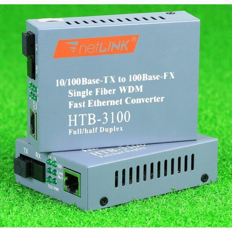 Bộ chuyển đổi quang ra Lan Netlink HTB 3100 AB - Dụng cụ chuyển tín hiệu Quang to Lan - Converter Netlink HTB 3100