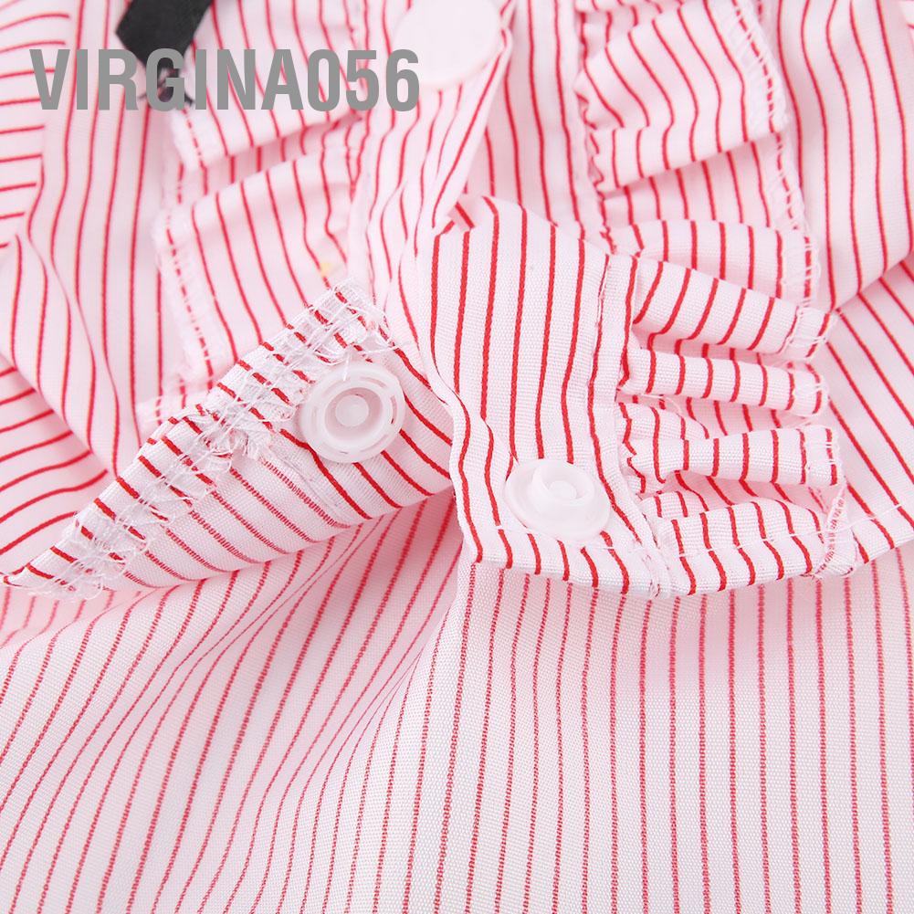 Virgina056 Virgina056 Quần áo cho thú cưng Áo sơ mi chó mèo con dễ thương