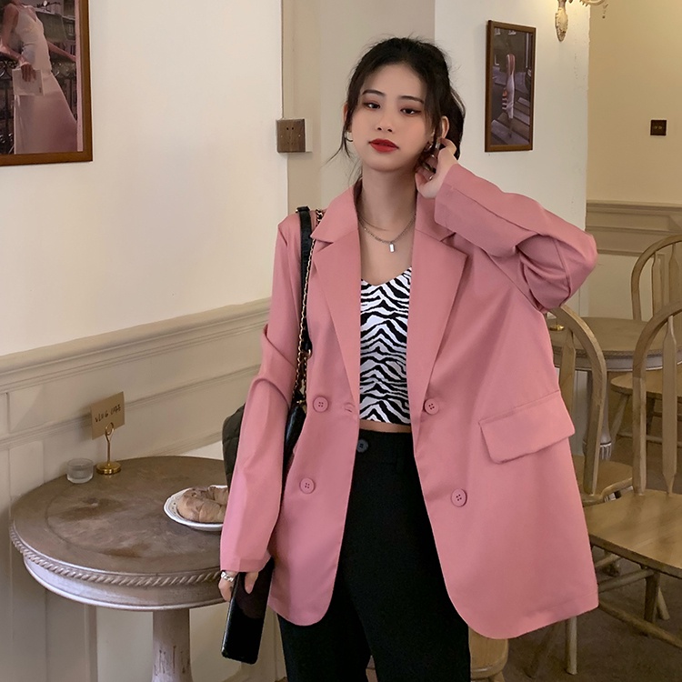 Áo khoác blazer SUXI thiết kế kiểu dáng đơn giản thời trang mùa xuân dành cho nữ
