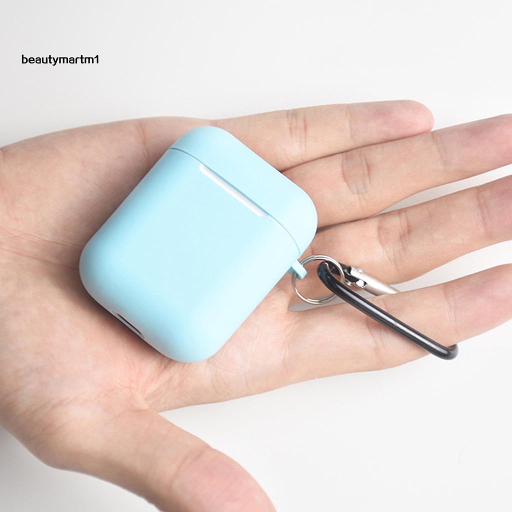 Vỏ Đựng Bảo Vệ Hộp Sạc Tai Nghe Airpods 1 / 2 Bằng Silicone