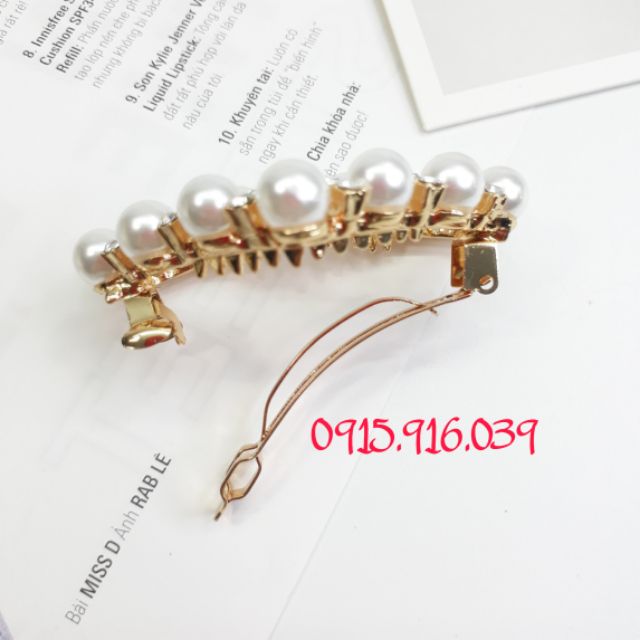 Kẹp Trái Tim Đính Đá Nhân Tạo, Kẹp Nửa Đầu