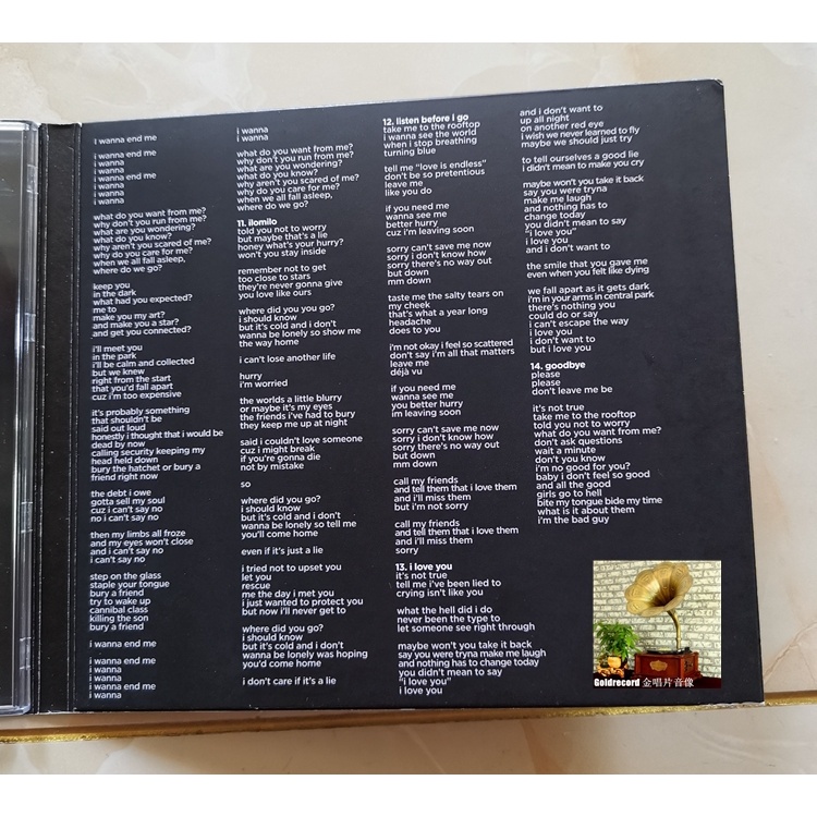 Billie Eilish When We All Fall Asleep Đĩa CD Album Ca Nhạc Billie Eilish Cá Tính