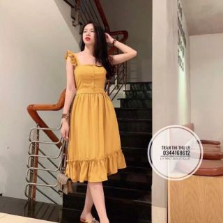 Đầm tay cánh tiên có mút ngực