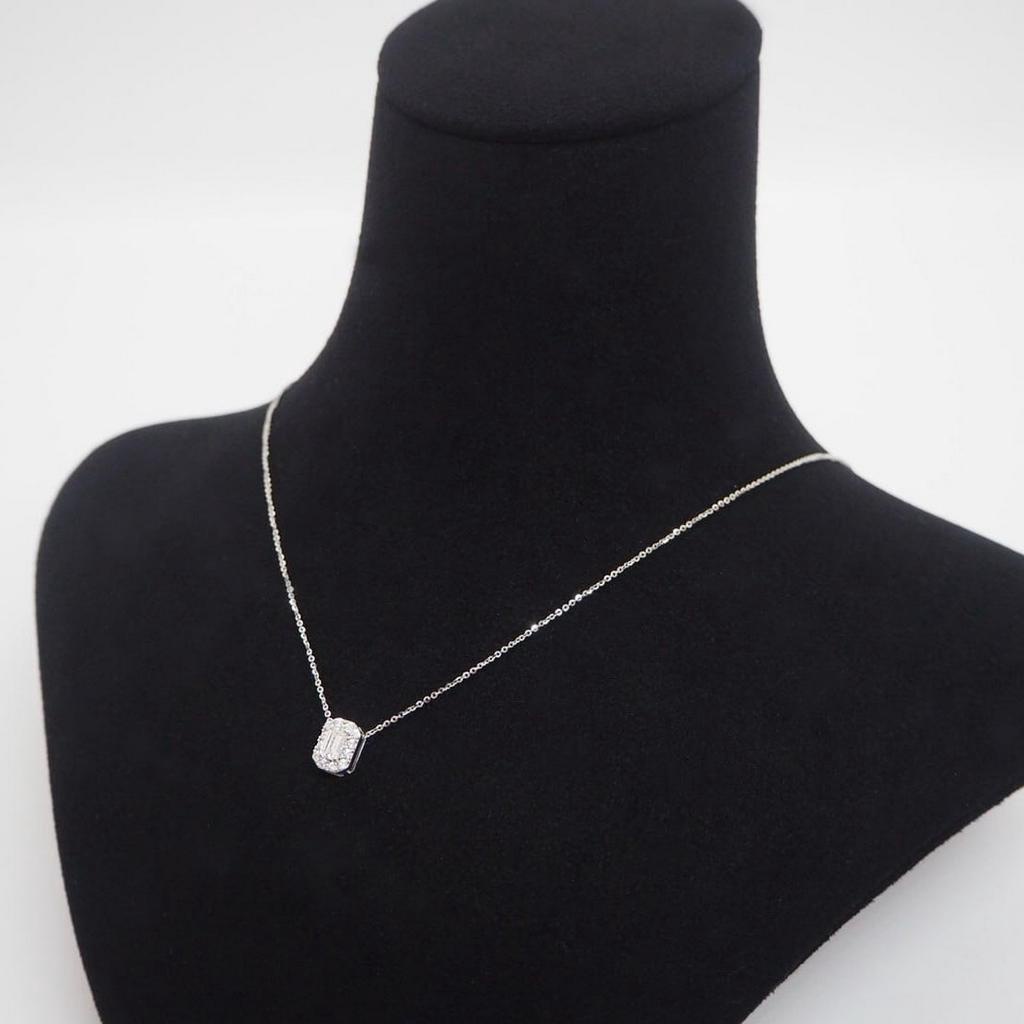 Dây chuyền  Moissanite Pt950 "Roxan"