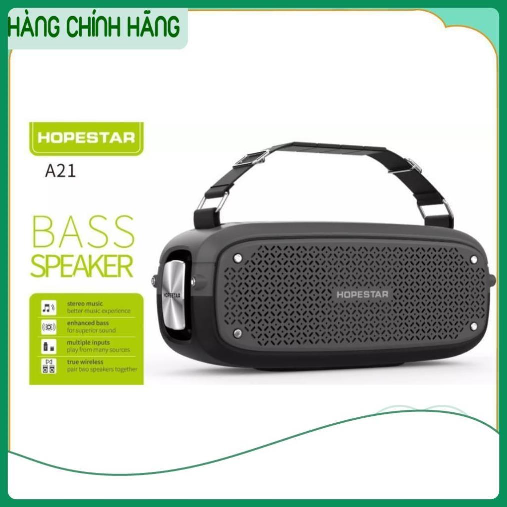 Loa Bluetooth mini Hopestar A21 Cao Cấp, Loa Chống Nước Công Suất 20W Âm Bass Siêu Trầm laptop PC