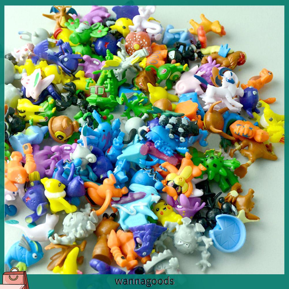 ☆READY☆ 24pcs Pokemon Pocket Monster Desktop Game Cartoon Doll Cake Decor Child Toy