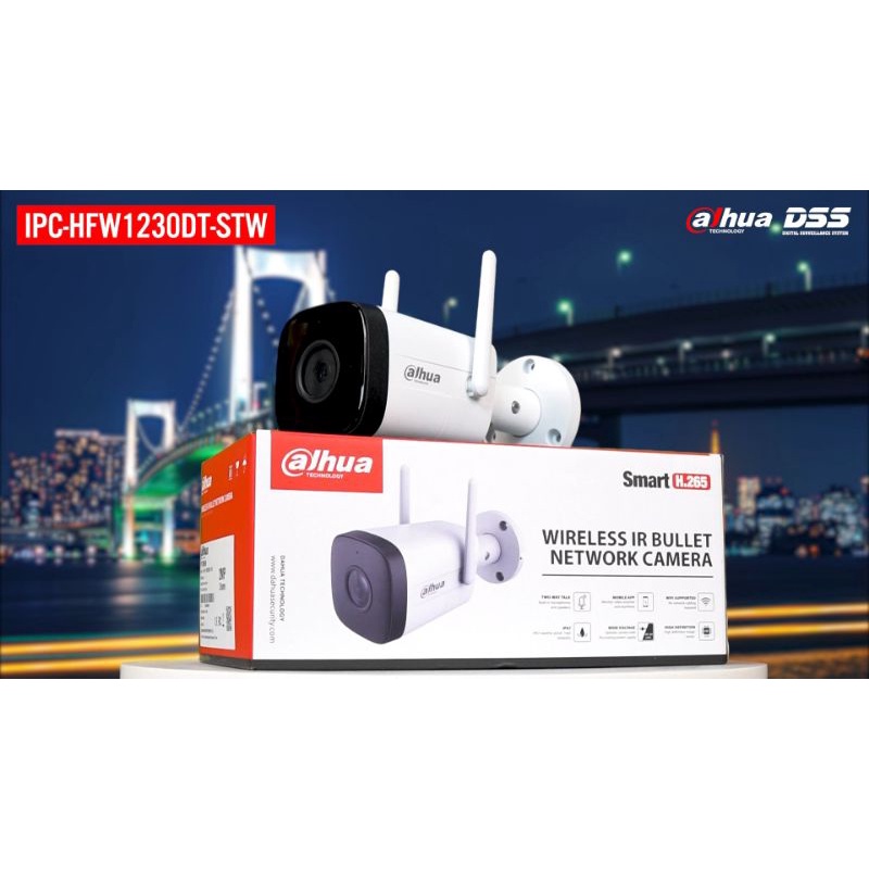 Camera Wifi ngoài trời DAHUA DH-IPC-HFW1230DT-STW độ phân giải 2.0Mpx