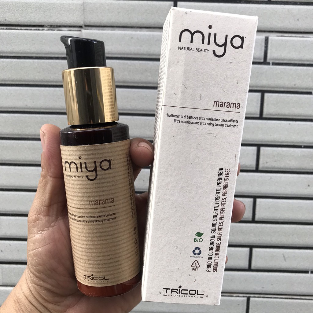 Tinh dầu xả khô phục hồi tóc cao cấp Miya Natural Beauty Marama 100ml ( Tricol )