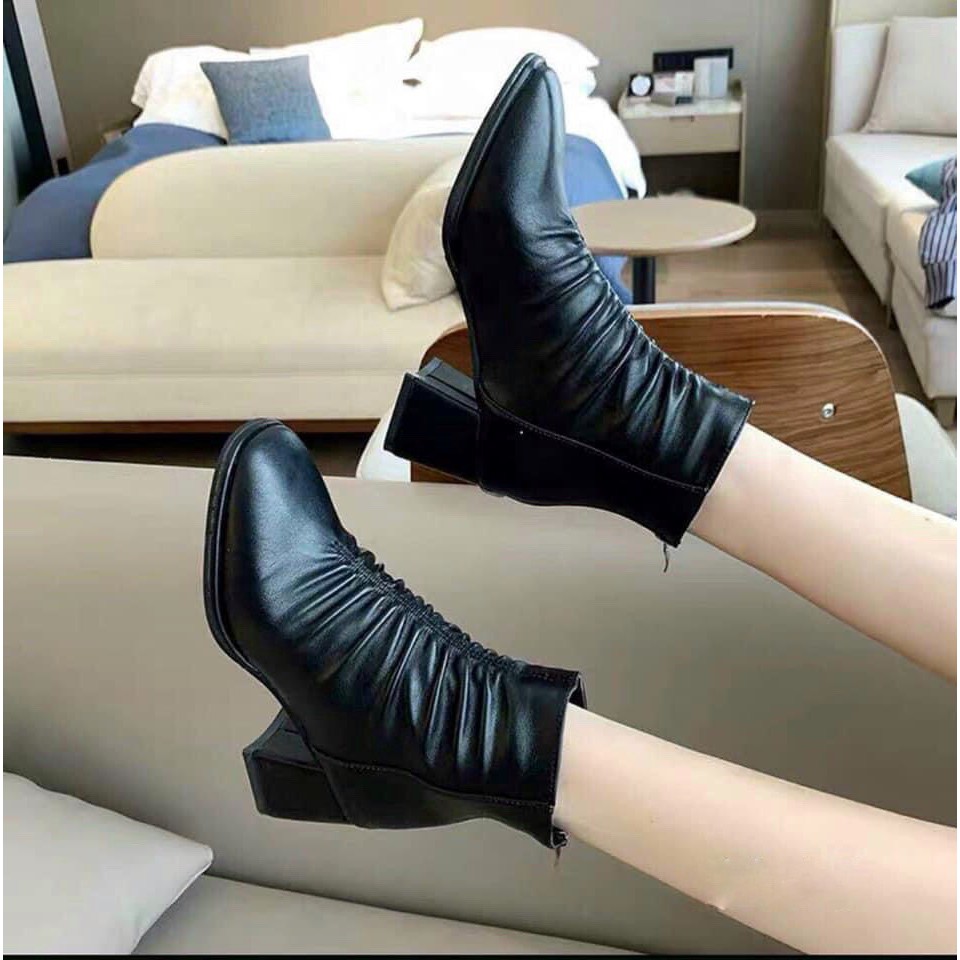 Bốt nhăn da lì | BigBuy360 - bigbuy360.vn