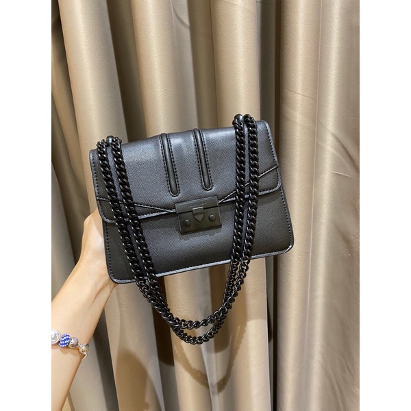 Túi cnk quỳnh full tag đen thời trang hot hit 2021