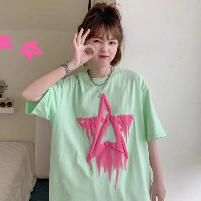 Áo Thun Chất Liệu Cotton 2022% Thời Trang Mùa Hè Theo Phong Cách Nhật Bản