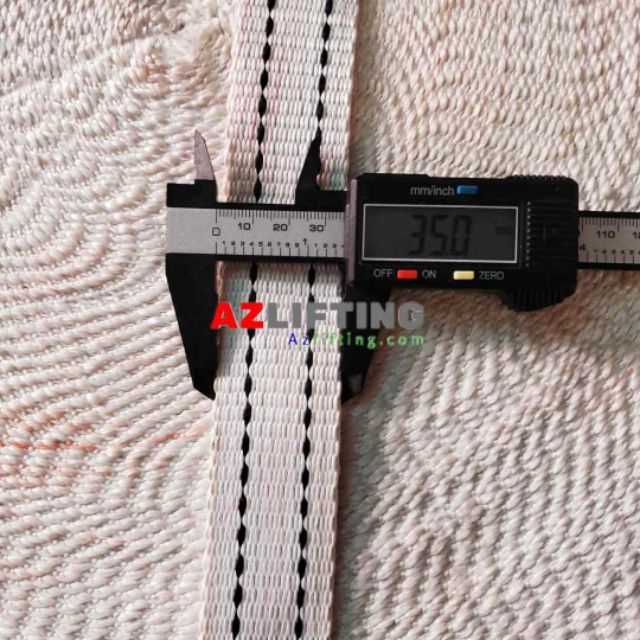 Dây đai polyester bản 35mm mét màu trắng