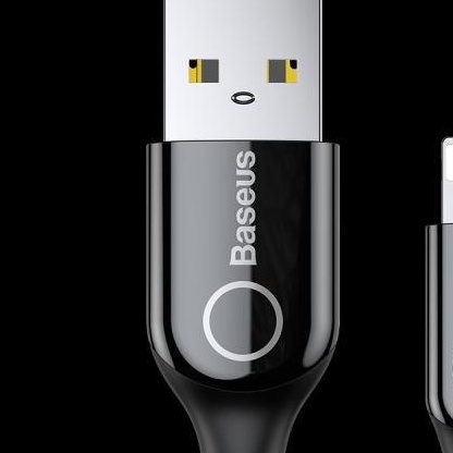 Cáp sạc tự ngắt thông minh Baseus C-Shaped cổng Táo max 2.4A - có đèn led báo