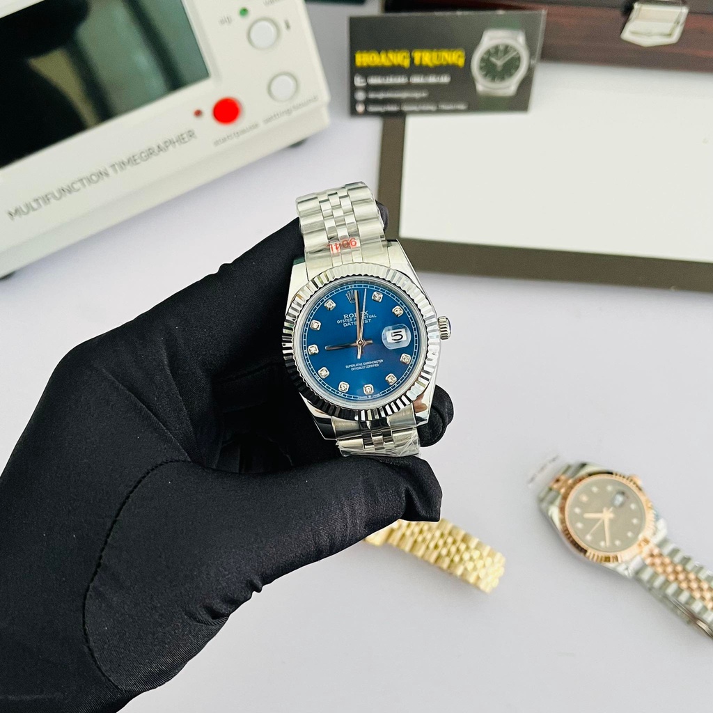Đồng hồ Nam Rolex Datejust máy cơ nhật,size 40mm, Thép không rỉ đúc đặc