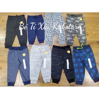 Quần Jogger nỉ da cá bé trai Jumping Beans bo chun rất đẹp - Hàng xuất dư