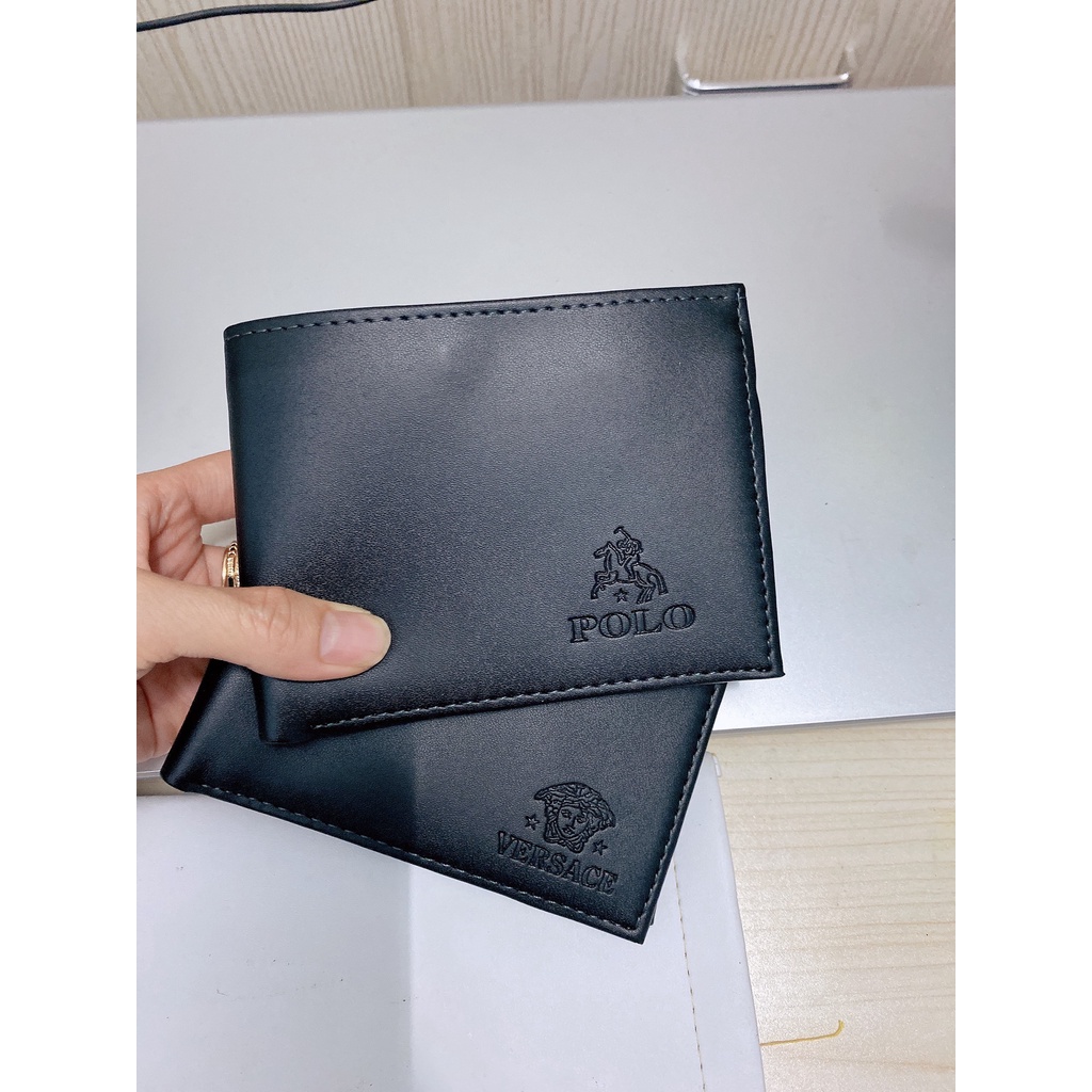 Ví Da Bò Nam Nữ Cao Cấp * Free Ship * Ví Da Bò Nam Levis Polo Đựng Thẻ Cao Cấp Làm Quà Tặng