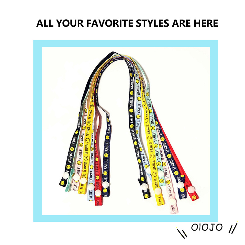 Dây Đeo Khẩu Trang Hình Mặt Cười Có Thể Điều Chỉnh