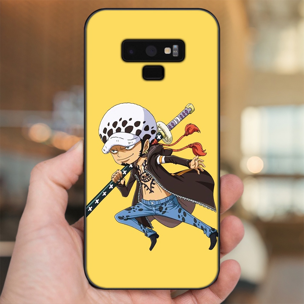 Ốp lưng Samsung Note 9 viền đen in hình Law One Piece