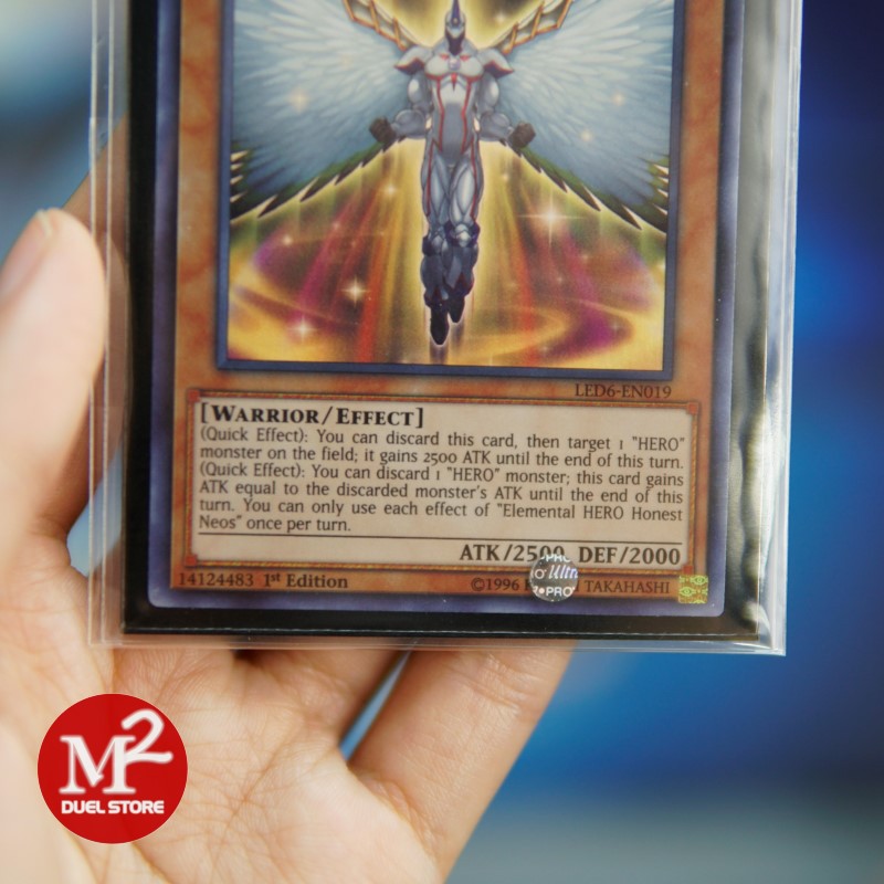 Lá bài Yugioh LED6-EN019 Elemental HERO Honest Neos - Super Rare - Đóng gói theo tiêu chuẩn M2SCCQ-Lite