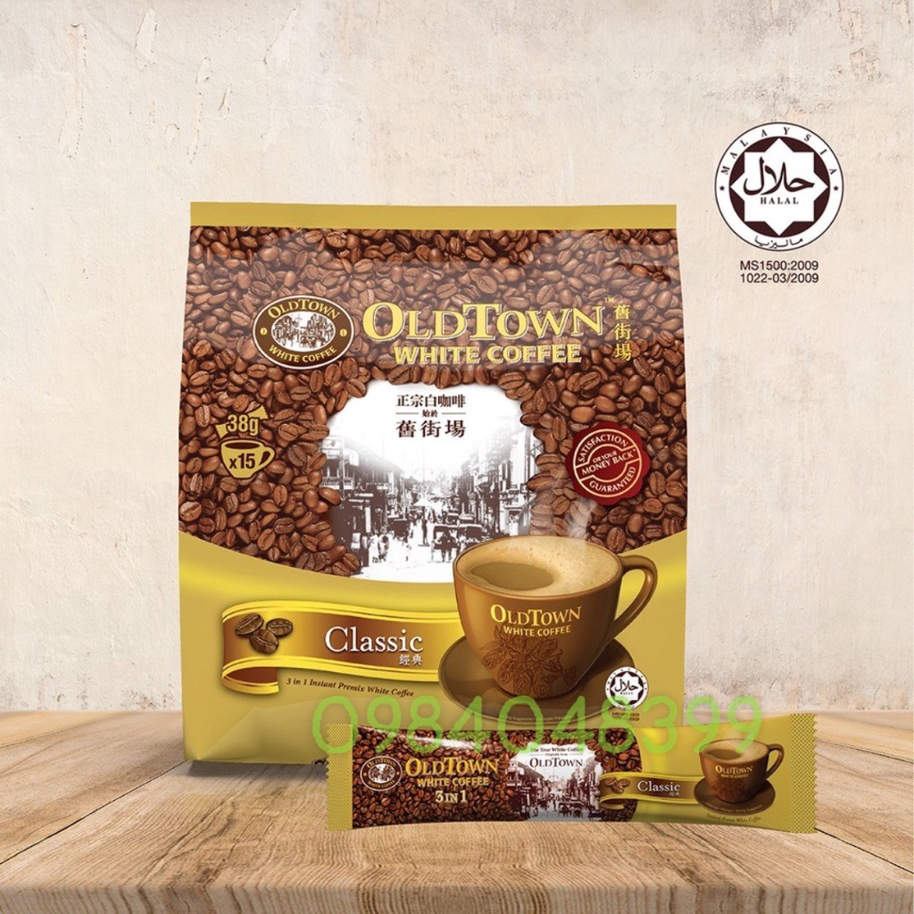 Cà phê trắng OldTown Malaysia hàng nhập khẩu g thumbnail