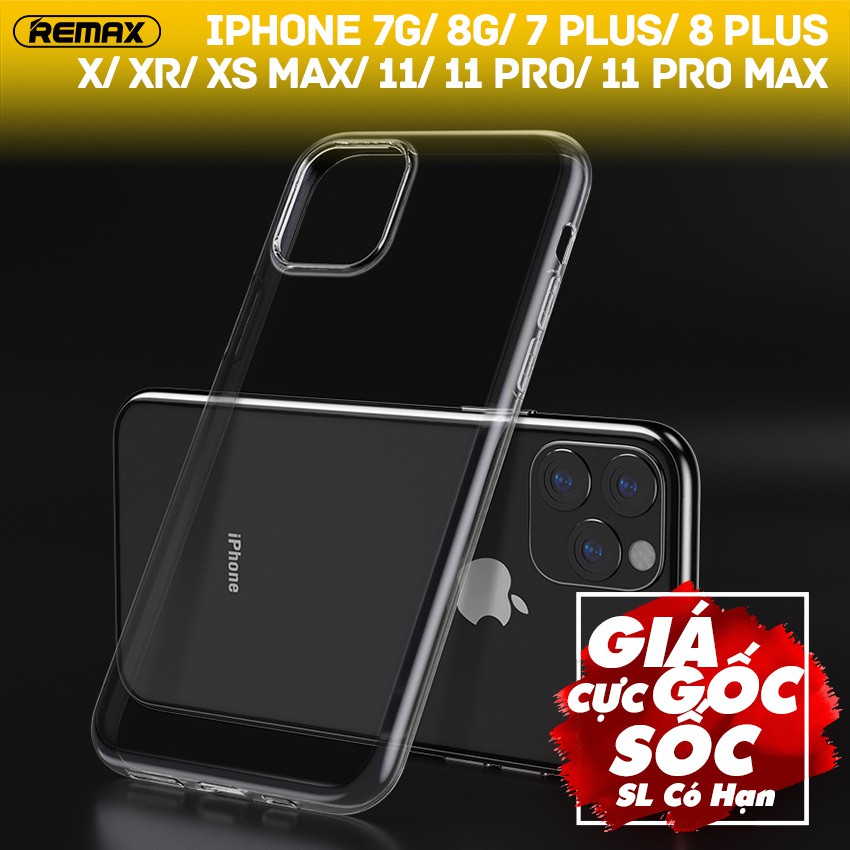 Ốp cứng chính hãng Remax cho iPhone 7G/ 8G/ SE 2020/ X/ XR/ XS Max/ 11/ 11 Pro/ 11 Pro Max