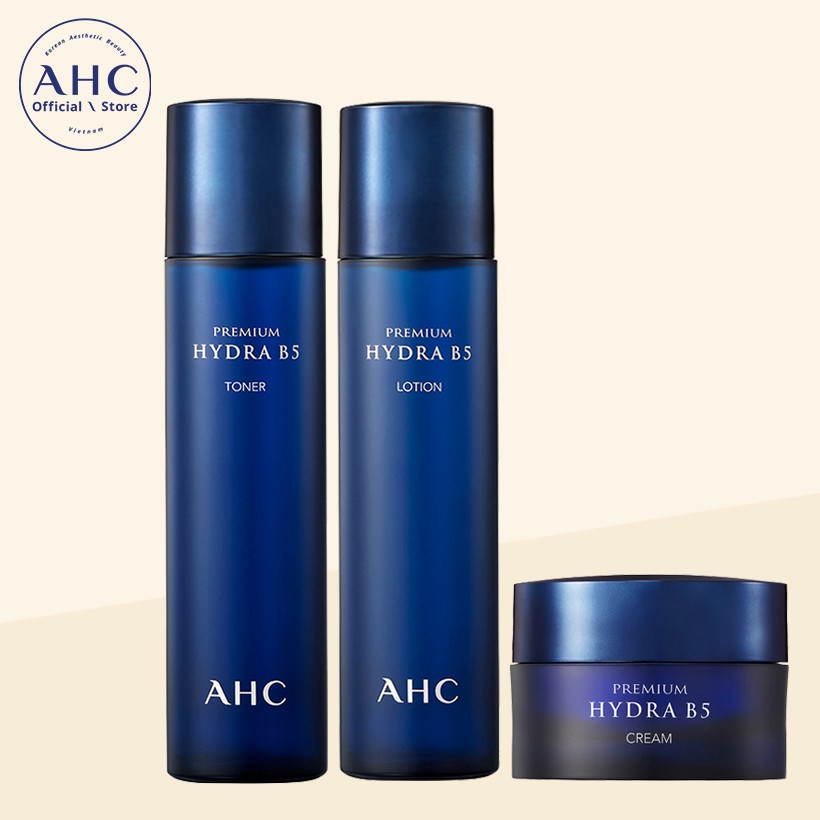 Combo Toner AHC premium Hydra B5 Toner 120ml + AHC premium Hydra B5 Lotion 120ml + AHC premium Hydra