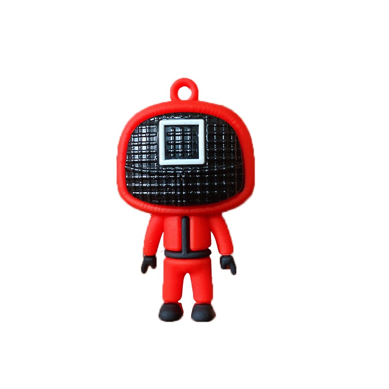 Móc Khóa Hình Mực Game Cổ Điển Đứng Bằng Acrylic