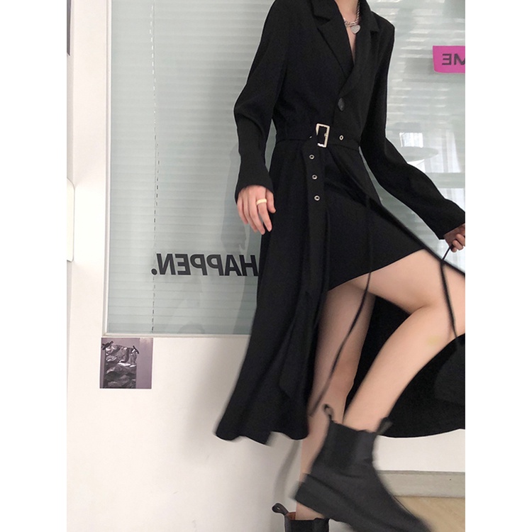 ZHELIHANGFEI Đầm Dáng Vừa Thiết Kế Xinh Xắn Thời Trang Theo Phong Cách Pháp