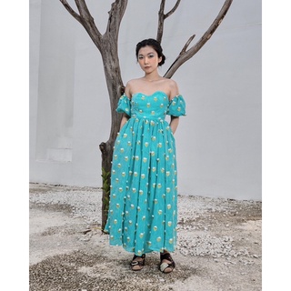 Namae - 70% off đầm maay 01 - turquoise