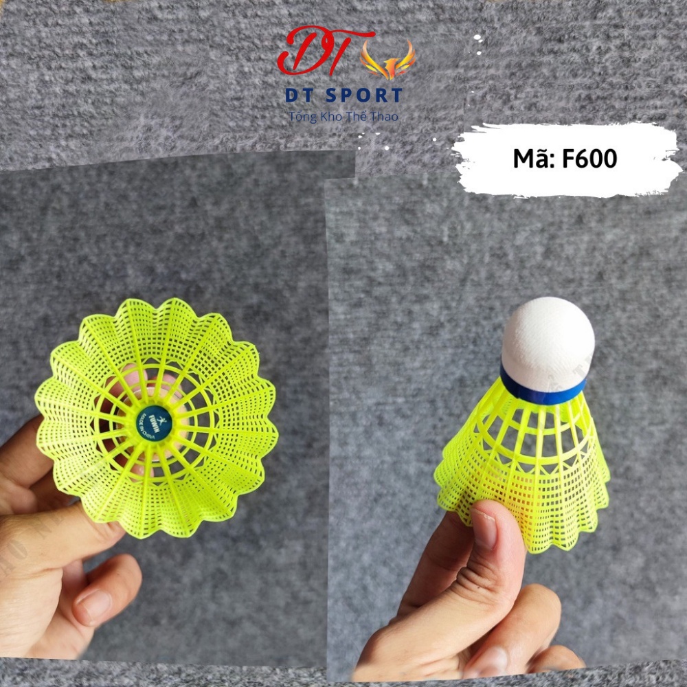 Hộp quả cầu lông nhựa F600 và F650 siêu bền 🌪 Free Ship 🌪 hộp 6 quả, hàng chính hãng Fuwin