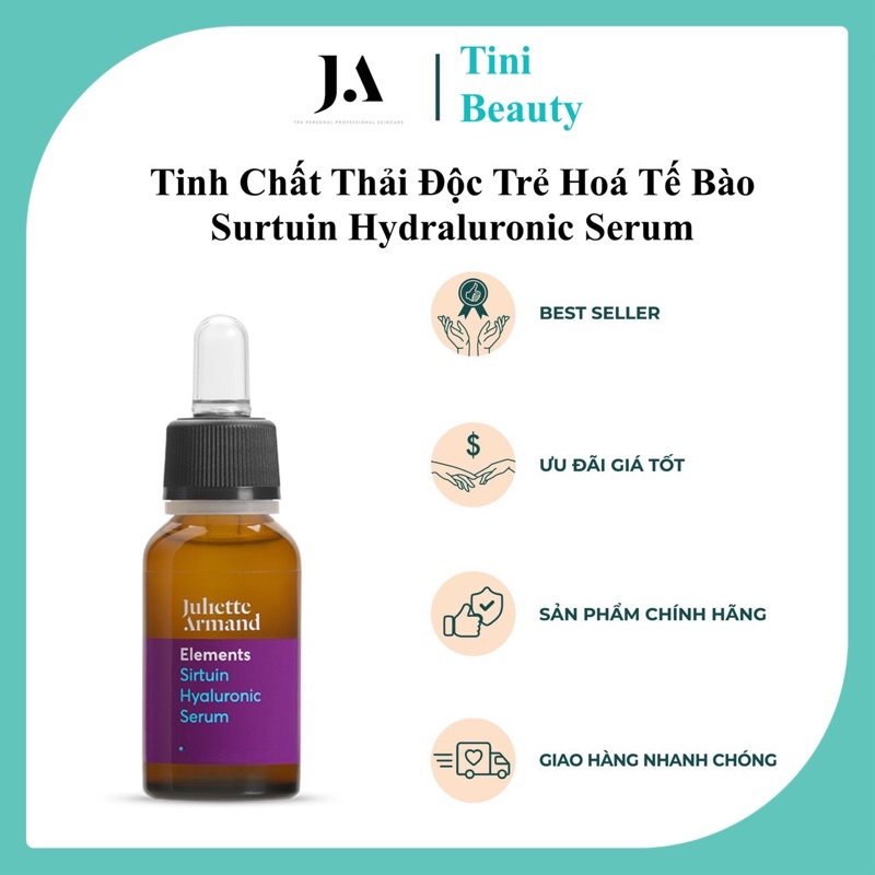 Tinh chất thải độc tố tế bào da Sirtuin Hyaluronic Serum Juliette Armand