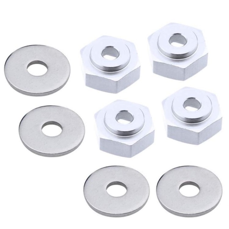 Phụ Tùng Chuyển Đổi Bánh Xe 12mm Sang 17mm Lỗ Lục Giác 6mm Cho Xe Điều Khiển Từ Xa HSP 1 / 10 1 / 8
