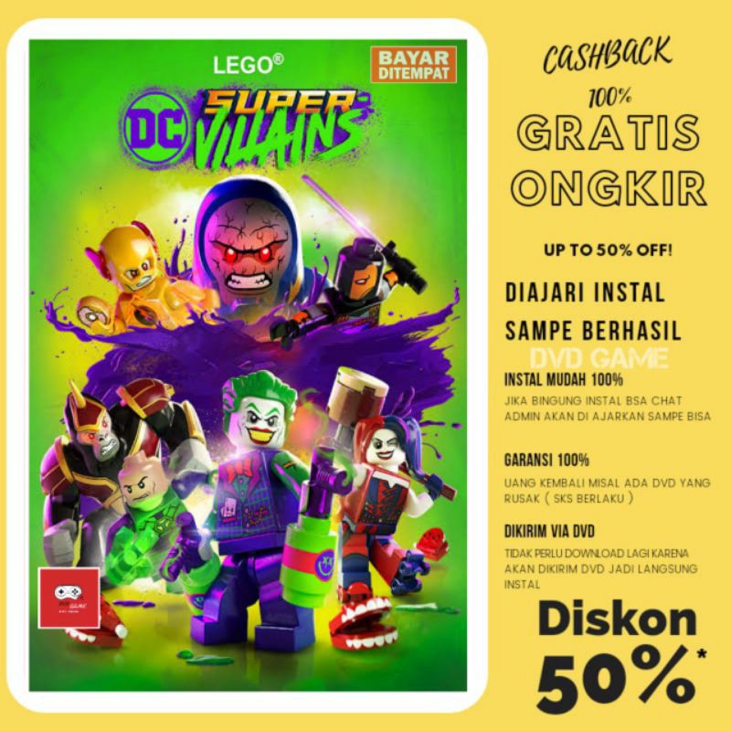 Bộ Đồ Chơi Lắp Ráp Lego Dc Super Villians + All Dlc Pc / Dvd Cd Game / Game / Máy Tính