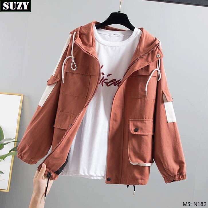 Áo Khoác Nữ Kaki Hộp 6 Túi Thời Trang Cao Cấp PANDA - KA02 - MUA NGAY