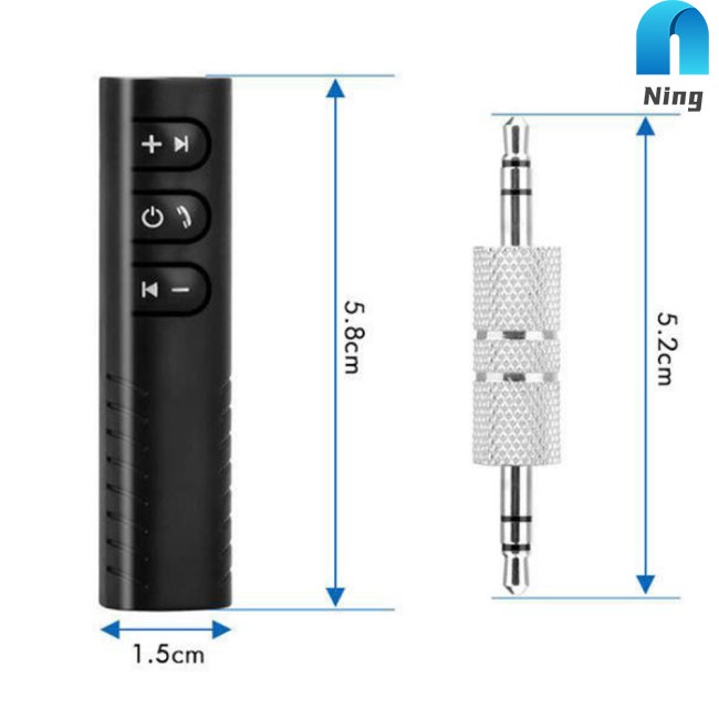 Thiết Bị Nhận Tín Hiệu Âm Thanh Bluetooth mini Giắc Cắm 3.5mm Dùng Trong Xe Hơi