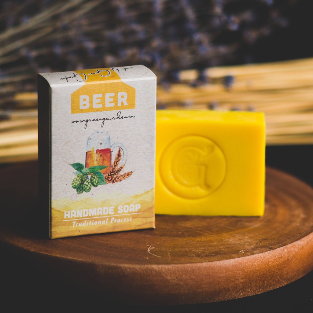 Xà phòng beer (beer handmade soap) Green Garden