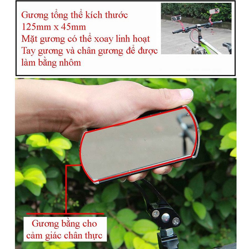 Gương chiếu hậu xe đạp - GH123