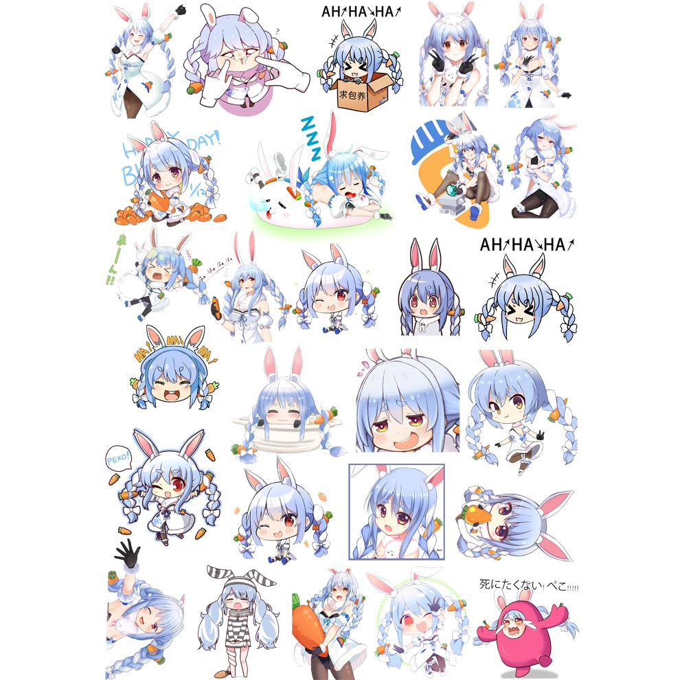 stickers anime manga  Hololive Usada Pekora