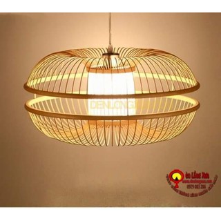 Đèn tre đèn mây tre đèn lồng tre đèn thả mây tre mã 0032