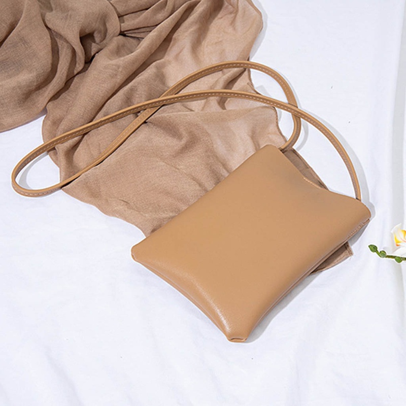 Túi Da PU Mini Đựng Điện Thoại Có Nút Ẩn Dành Cho Nữ