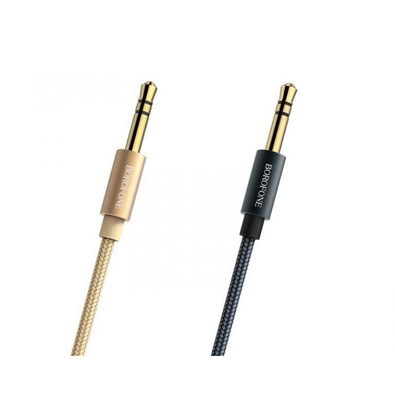 Cáp Audio AUX BOROFONE BL3 Chuyển Jack 3.5mm sang Jack 3.5 mm, 1m, truyền tải chống mất dữ liệu