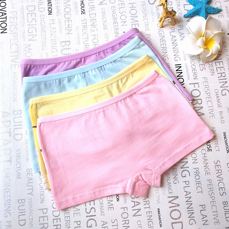 Quần chíp đùi cho bé gái in hoạt hình dễ thương quần lót chất liệu cotton size M