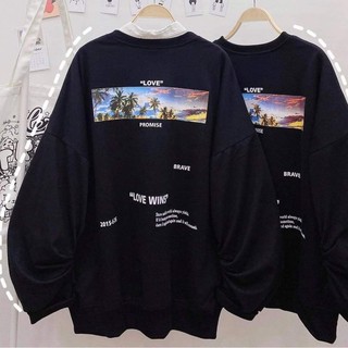 ÁO SWEATER LOVE WINS UNISEX ĐEN