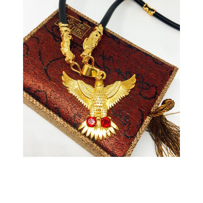 Dây Chuyền Nam Vip Bạc Thái Mạ Vàng, Vòng Cổ Nam Phong Cách | Jewelry Bảo Tín LNMS03 (dây và mặt) ( Màu Vàng)